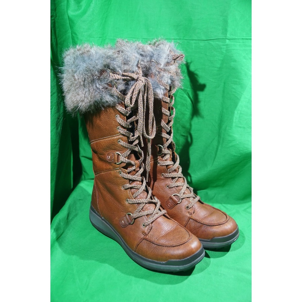 Merrell Snowcreek Tall Polar Womens US 8 Brown Leather Fur